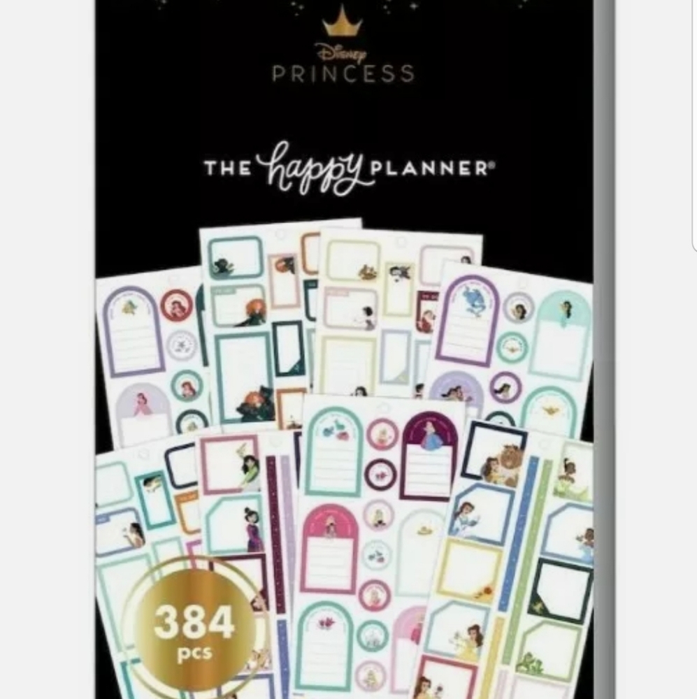 The Happy Planner Disney Value Pack Stickers “ONCE